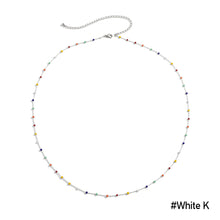 Load image into Gallery viewer, Sexy Summer Beach Creative Colorful Rice Beads Tassel Single Layer Waist Chain Sweet Cool Geometric Star Chain Body Chain

