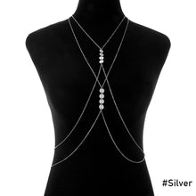 Load image into Gallery viewer, Fashion Simple Round Sequin Pendant Body Chain Female Nightclub Party Beach Sexy Alloy Chain Chest Chain Women Female Jewelry

