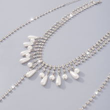 Load image into Gallery viewer, Fashion Sexy Simple Lady Claw Chain Body Chain Net Red Pearl Creative Elegant Waist Chest Chain Women Female Jewelry
