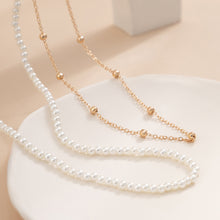 Load image into Gallery viewer, Stretch Hollow Faceplate Body Chain Creative Beach Imitation Pearl Ball Fringe Thigh Chain Women Party Elegant Jewelry
