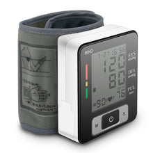 Load image into Gallery viewer, English Voice Electronic Sphygmomanometer Home Wrist Blood Pressure Household Heart Rate Measurement Blood Pressure Health Care
