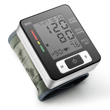 Load image into Gallery viewer, English Voice Electronic Sphygmomanometer Home Wrist Blood Pressure Household Heart Rate Measurement Blood Pressure Health Care
