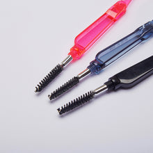 Load image into Gallery viewer, Dual-purpose Stainless Steel/Plastic Eyelash Comb Makeup Creative Portable Eyebrow Brush Eyelash Brush Women Female Makeup Tool
