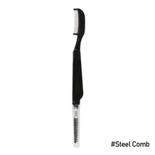 Load image into Gallery viewer, Dual-purpose Stainless Steel/Plastic Eyelash Comb Makeup Creative Portable Eyebrow Brush Eyelash Brush Women Female Makeup Tool
