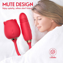 Load image into Gallery viewer, Double-ended Stick Sucking Vibrating Balls Female Masturbation Sex Toys Female Silicone Soft Clit Sucker Vagina Sucking Vibrator
