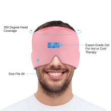 Load image into Gallery viewer, Migraine Relief Hat Ice Compress Headache Relief Gel Eye Mask Cold Therapy Migraine Mask Elastic Eye Mask Health Care
