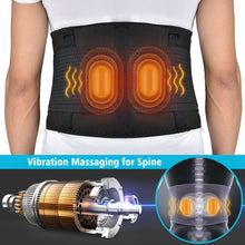 Load image into Gallery viewer, Portable Electric Heating Waist Belt Red Light Warm Belt Warm Palace Health Massage Belt Lumbar Pad Infrared Female Men Health Care
