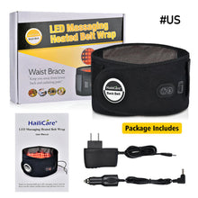 Load image into Gallery viewer, Portable Electric Heating Waist Belt Red Light Warm Belt Warm Palace Health Massage Belt Lumbar Pad Infrared Female Men Health Care
