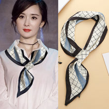 Load image into Gallery viewer, Women Long Small Silk Scarf Simulation Silk Thin Neck Scarf Fashion All-match Clothing Accessories
