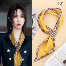 Load image into Gallery viewer, Women Long Small Silk Scarf Simulation Silk Thin Neck Scarf Fashion All-match Clothing Accessories
