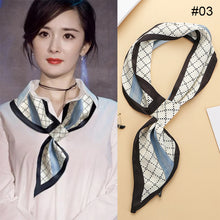 Load image into Gallery viewer, Women Long Small Silk Scarf Simulation Silk Thin Neck Scarf Fashion All-match Clothing Accessories
