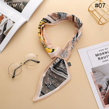 Load image into Gallery viewer, Women Long Small Silk Scarf Simulation Silk Thin Neck Scarf Fashion All-match Clothing Accessories
