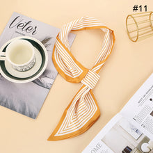 Load image into Gallery viewer, Women Long Small Silk Scarf Simulation Silk Thin Neck Scarf Fashion All-match Clothing Accessories
