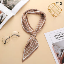 Load image into Gallery viewer, Women Long Small Silk Scarf Simulation Silk Thin Neck Scarf Fashion All-match Clothing Accessories
