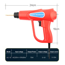 Load image into Gallery viewer, 70W Professional Hot Stapler Plastic Repairing Machine Quickly Heat Up To 400℃ Auto Bumper Repair Tool Red
