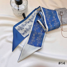 Load image into Gallery viewer, Women Long Silk Scarf Headband Streamer Vintage Satin Ribbon Hair Accessories All-match Hair Accessories
