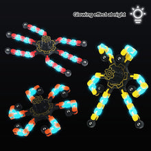 Load image into Gallery viewer, Finger Spinner Mechanical Fingertip Spinner Stress Relief Toy Deformable Transformable Creative Gyro Toy for Kids Fingertip Spin Top
