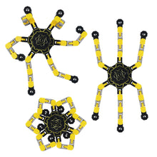 Load image into Gallery viewer, Finger Spinner Mechanical Fingertip Spinner Stress Relief Toy Deformable Transformable Creative Gyro Toy for Kids Fingertip Spin Top
