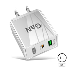 Load image into Gallery viewer, 65W Gallium Nitride Charger GaN Charger QC PD 3.0 USB Type C Fast Wall Charger For Laptop iPhone redmi Xiaomi Quick Charge
