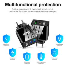 Load image into Gallery viewer, 65W Gallium Nitride Charger GaN Charger QC PD 3.0 USB Type C Fast Wall Charger For Laptop iPhone redmi Xiaomi Quick Charge

