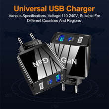 Load image into Gallery viewer, 65W Gallium Nitride Charger GaN Charger QC PD 3.0 USB Type C Fast Wall Charger For Laptop iPhone redmi Xiaomi Quick Charge
