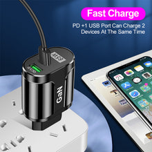 Load image into Gallery viewer, GaN USB C Charger Quick Charge Universal QC3.0 PD USB-C Type C Fast Charging For iPhone 13 Pro Max Macbook Adapter

