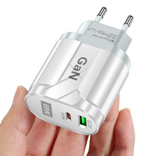 Load image into Gallery viewer, GaN USB C Charger Quick Charge Universal QC3.0 PD USB-C Type C Fast Charging For iPhone 13 Pro Max Macbook Adapter
