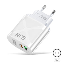 Load image into Gallery viewer, GaN Fast Charge Adapter For MacBook QC 3.0 PD3.0 USB Type C PD Quick Charger For iPhone 13 11 iPad Huawei Xiaomi Samsung
