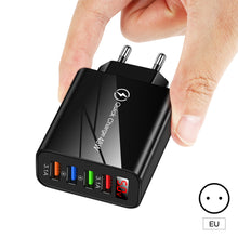 Load image into Gallery viewer, USB Charger 3.1A LED Display Wall Charger USB Fast Charging For IPhone Samsung S10 Plus Xiaomi Huawei Mobile Phone
