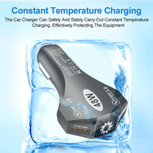 Load image into Gallery viewer, Fast Charging Car Charger 48W Dual QC3.0 2 USB For Xiaomi Huawei Mobile Phone Quick Charging Car Charger Adapter
