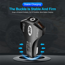 Load image into Gallery viewer, Fast Charging Car Charger 48W Dual QC3.0 2 USB For Xiaomi Huawei Mobile Phone Quick Charging Car Charger Adapter
