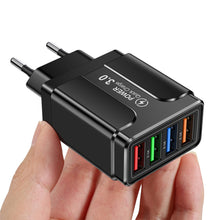 Load image into Gallery viewer, 3.1A Butterfly 4USB Charger For Mobile Phone Travel Charging Head For iPhone Samsung Xiaomi HUAWEI Android Power Adapter

