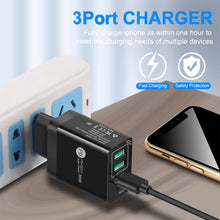Load image into Gallery viewer, 36W USB Charger Quick Charge 3.0 Type C PD 20W Fast Charging Charger for iPhone 12 Samsung Xiaomi Mobile Phone Charger

