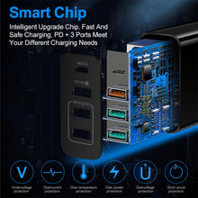 Load image into Gallery viewer, 36W USB Charger Quick Charge 3.0 Type C PD 20W Fast Charging Charger for iPhone 12 Samsung Xiaomi Mobile Phone Charger
