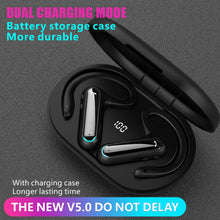 Load image into Gallery viewer, Wireless Headset FW5 TWS Bluetooth 5.2 Stereo Earphone Noise Reduction Voice Broadcast,600mAh Ultra-Long Standby
