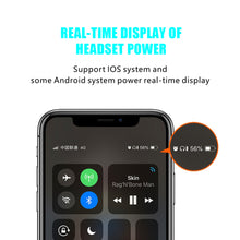 Load image into Gallery viewer, Wireless Headset FW5 TWS Bluetooth 5.2 Stereo Earphone Noise Reduction Voice Broadcast,600mAh Ultra-Long Standby
