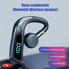 Load image into Gallery viewer, V18 Bone Conduction Bluetooth-compatible Wireless Headphones V5.2 Single Ear Business Earphone With Power Digital Display
