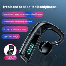 Load image into Gallery viewer, V18 Bone Conduction Bluetooth-compatible Wireless Headphones V5.2 Single Ear Business Earphone With Power Digital Display
