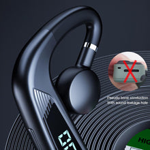 Load image into Gallery viewer, V18 Bone Conduction Bluetooth-compatible Wireless Headphones V5.2 Single Ear Business Earphone With Power Digital Display
