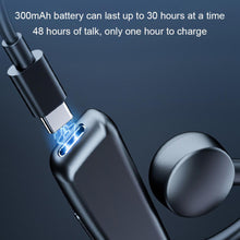 Load image into Gallery viewer, V18 Bone Conduction Bluetooth-compatible Wireless Headphones V5.2 Single Ear Business Earphone With Power Digital Display
