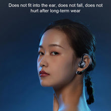 Load image into Gallery viewer, V18 Bone Conduction Bluetooth-compatible Wireless Headphones V5.2 Single Ear Business Earphone With Power Digital Display
