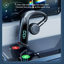 Load image into Gallery viewer, V18 Bone Conduction Bluetooth-compatible Wireless Headphones V5.2 Single Ear Business Earphone With Power Digital Display
