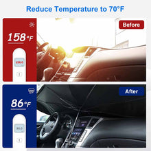 Load image into Gallery viewer, Large Car Windshield Sunshade Folding Front Umbrella Type Sun Shade for Car Window Summer Sun Protection Sunscreen Sun Visor
