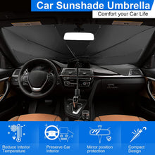 Load image into Gallery viewer, Car Window Sunshade Windshield Umbrella Type Sun Shade for Car Window Summer Sun Protection Heat Insulation Cloth Front Shading
