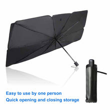 Load image into Gallery viewer, Car Window Sunshade Windshield Umbrella Type Sun Shade for Car Window Summer Sun Protection Heat Insulation Cloth Front Shading
