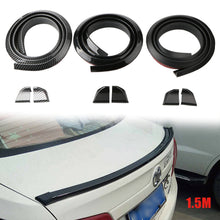 Load image into Gallery viewer, Universal 1.5M 5D Carbon Fiber Car Rear Roof Trunk Spoiler Rear Wing Lip Trim Sticker Car Spoiler Car-Styling Refit Spoiler
