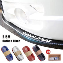Load image into Gallery viewer, 2.5m Car Bumper Lip Stickers Car Protectors Front Bumper Lip Splitter Spoiler Bumpers Exterior Mouldings Bumper Rubber Strip
