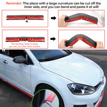 Load image into Gallery viewer, 2.5m Car Bumper Lip Stickers Car Protectors Front Bumper Lip Splitter Spoiler Bumpers Exterior Mouldings Bumper Rubber Strip

