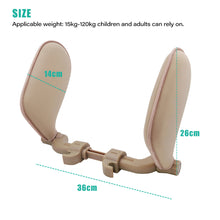 Load image into Gallery viewer, Car Seat Headrest Neck Pillow Cushion Memory Foam Car Seat Sleep Side Head Support On Sides Cervical Spine For Adults Child
