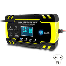 Load image into Gallery viewer, 12V/24V 8A Intelligent Car Motorcycle Battery Charger for Auto Moto Lead Acid AGM Gel VRLA Smart Charging Digital LCD Display
